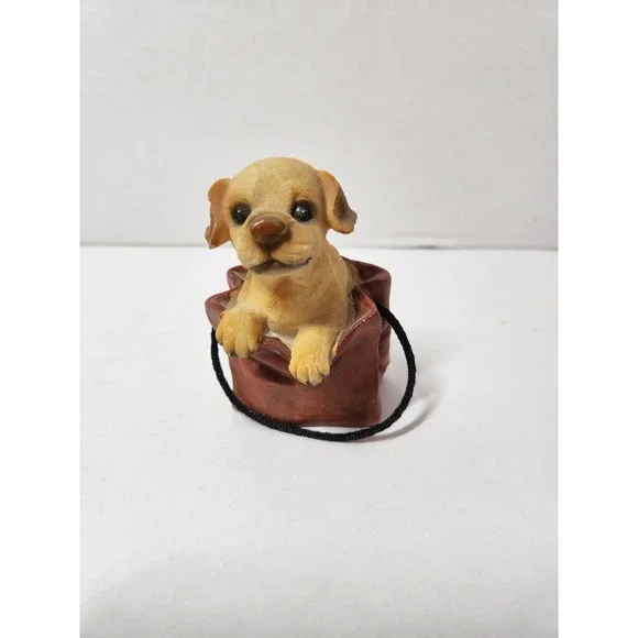 3 Resin Dogs Figures Puppies In A Bag Lab,‎ Husky, Westie Collection - Picture 7 of 15